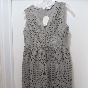 Altar'd State Gray Lace Dress Beautiful!
